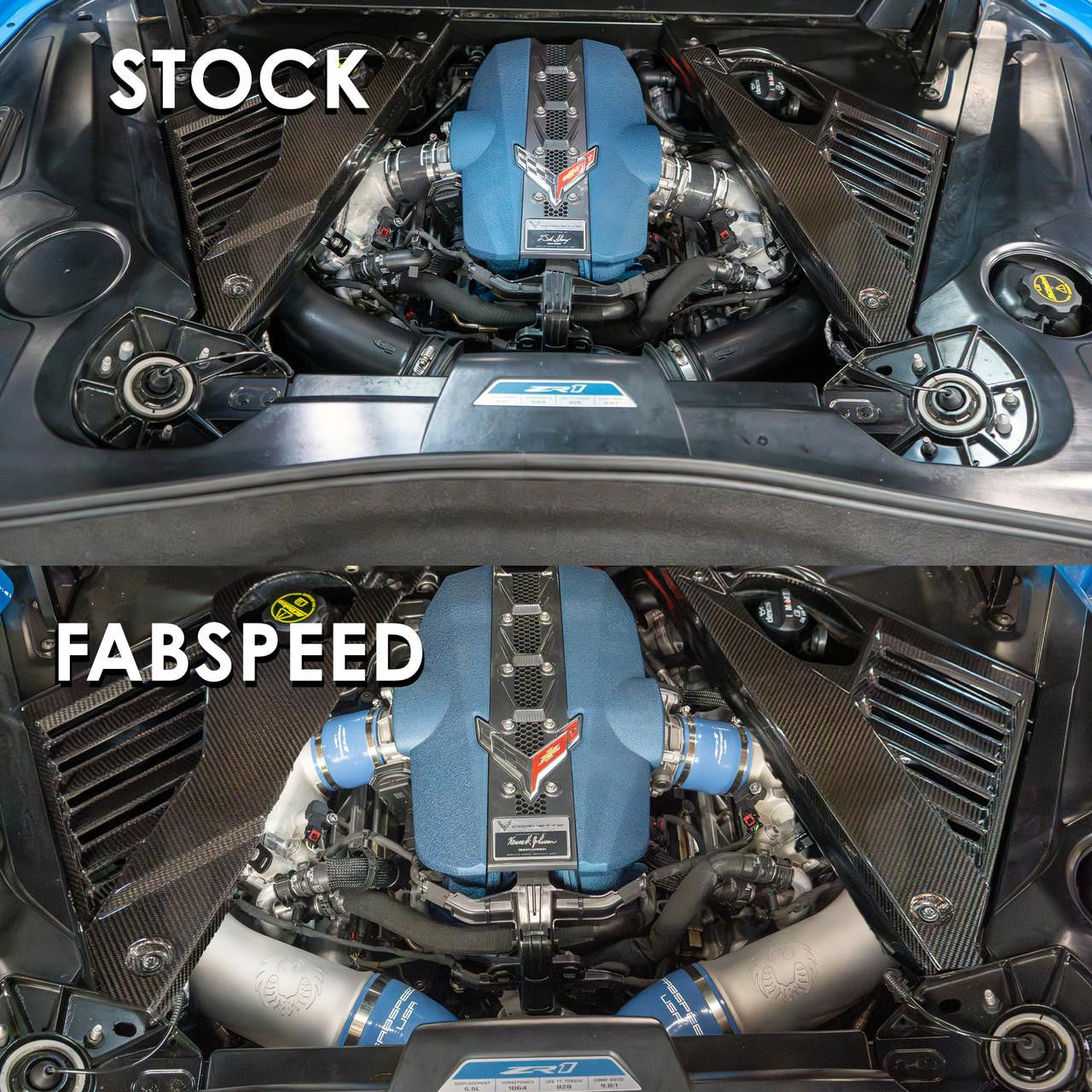 Fabspeed Silicone Induction Hoses C8 Corvette ZR1
