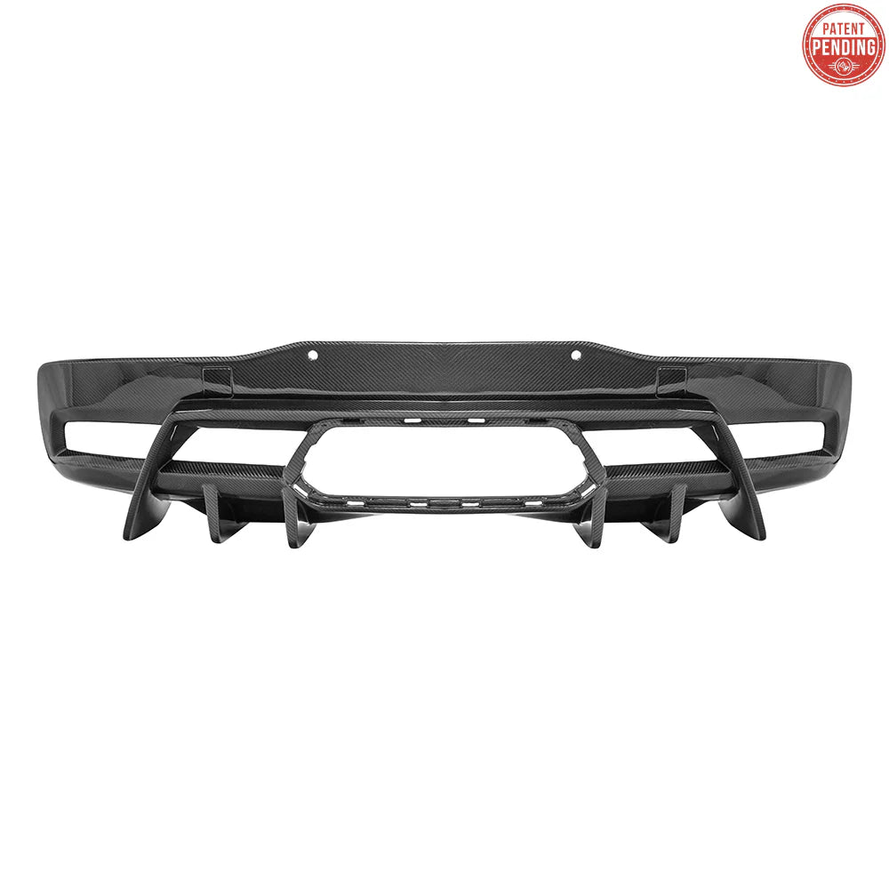 Extreme Online Store Carbon Fiber Finned Diffuser C8 Corvette Z06 (2023+)