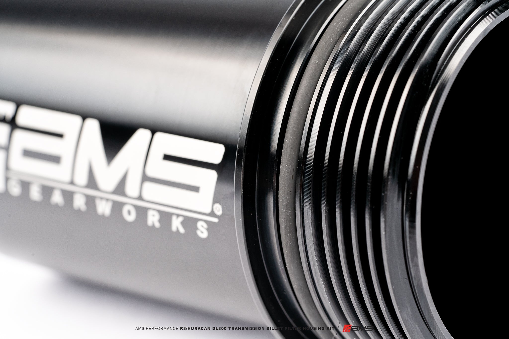 AMS Performance DL800 Transmission Billet Filter Housing Kit Audi R8 V10 / Lamborghini Huracan