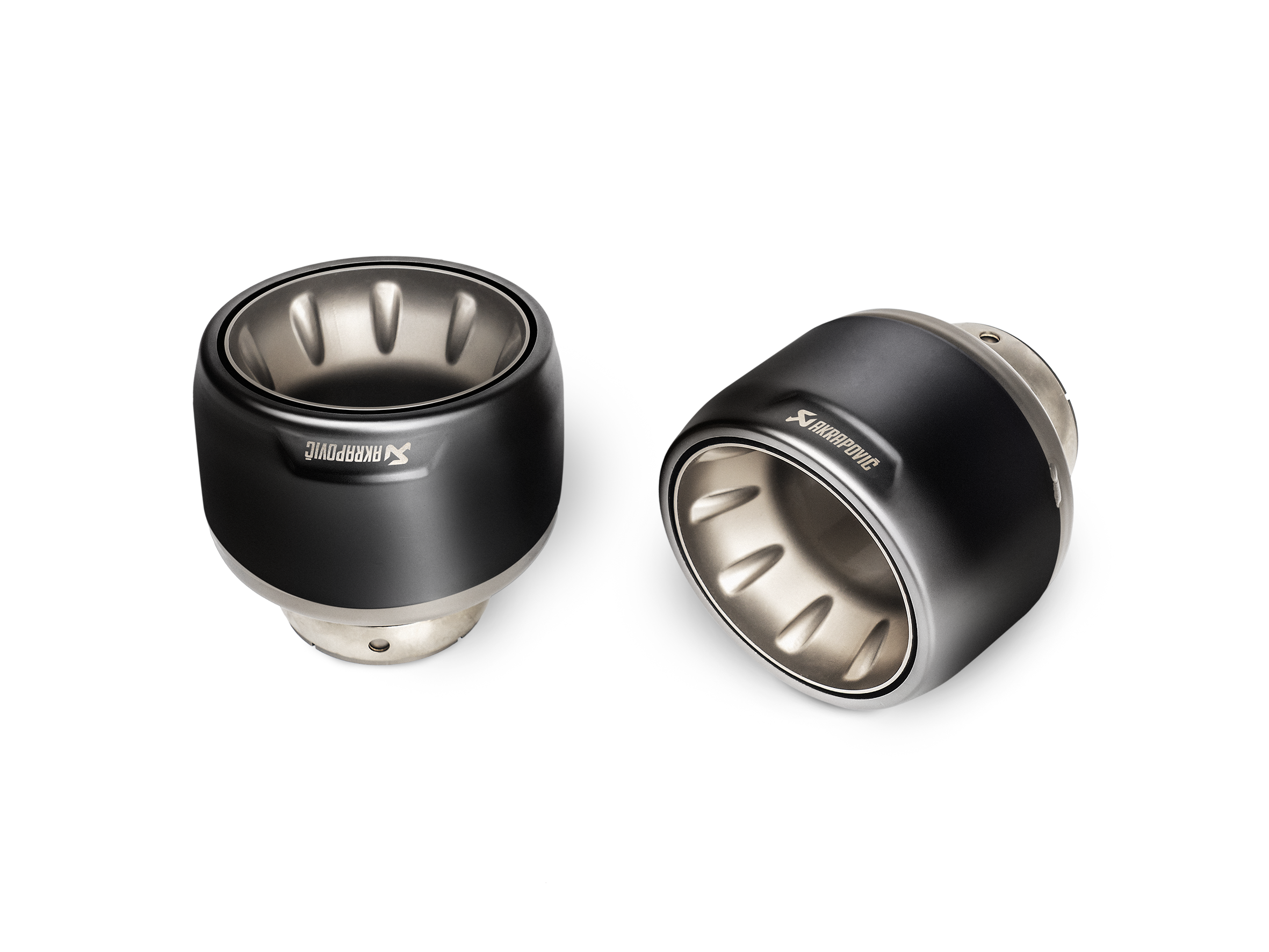 Akrapovic Black Coated Titanium Tail Pipe Set Porsche 718 GT4 / Spyder / GTS 4.0L