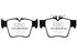 EBC Redstuff Rear Brake Pads Mercedes-Benz C43 AMG