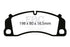 EBC YellowStuff Front Brake Pads Porsche 991 / 992 / 718