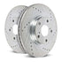 PowerStop Front Evolution Drilled & Slotted Rotors C8 Corvette (2020+)