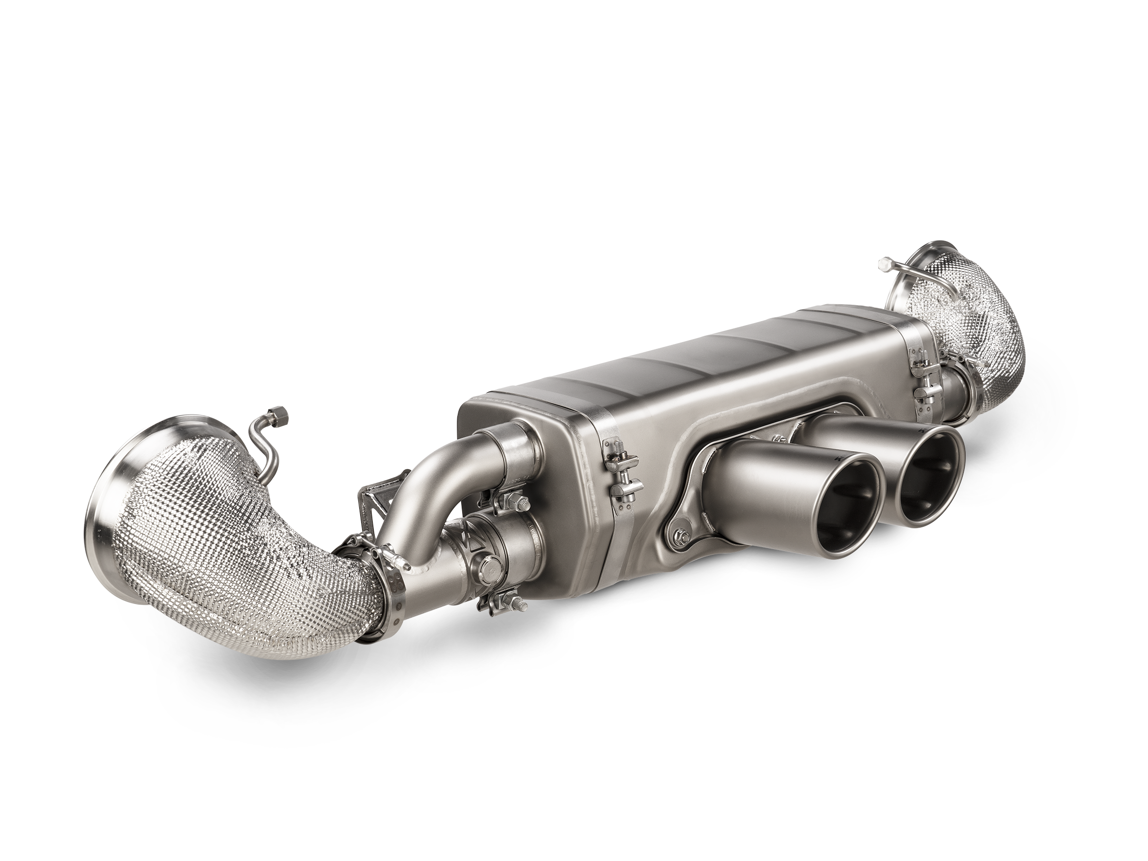 Akrapovic Slip-On Race Line Adapter Set Porsche 992 GT3 / GT3 RS (2021+)