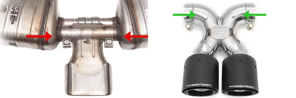 Fabspeed True X-Pipe w/Tips Porsche 981 Boxster / Cayman (2013-2016)