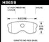 Hawk DTC-60 Race Rear Brake Pads C6 Corvette Grand Sport / Z06 (2006-2013)