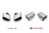 Fabspeed Deluxe Bolt-On 4.5" Titanium Tips McLaren 570S / 570GT / 540C