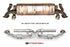 Fabspeed Center Muffler Bypass X-Pipe Porsche 991.1 Carrera (2012-2016)