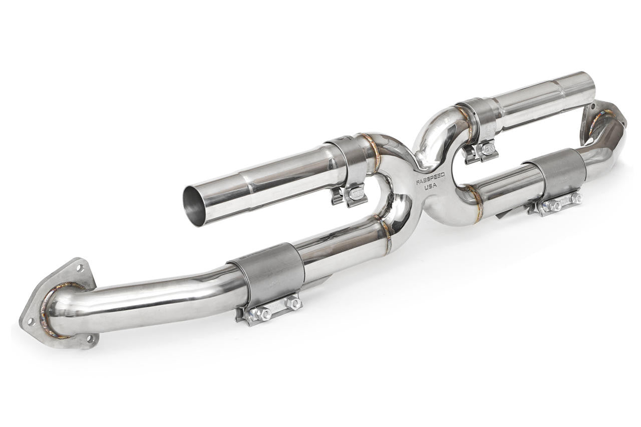 Fabspeed Center Muffler Bypass X-Pipe Porsche 991.1 Carrera (2012-2016)