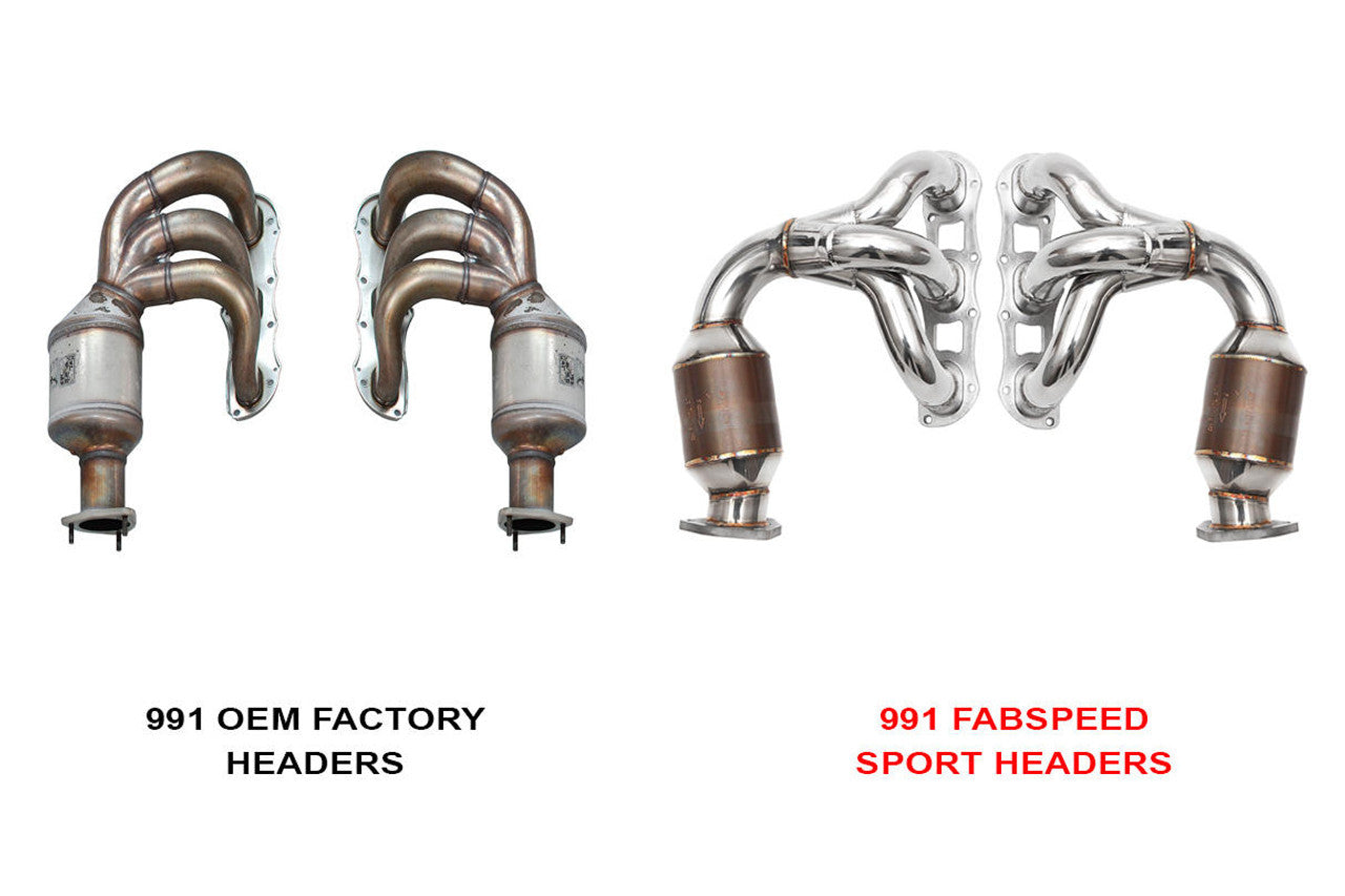 Fabspeed Sport Headers 991 Carrera (2012-2016)