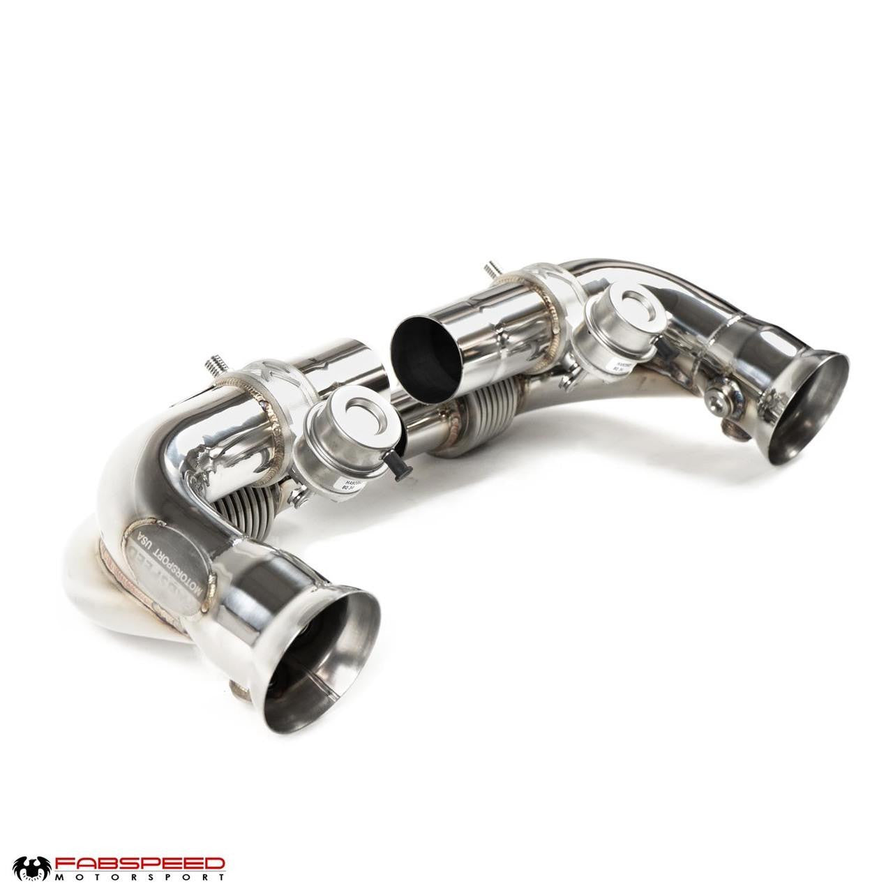 Fabspeed Side Muffler Bypass Pipes Porsche 991 GT3 / GT3 RS (2014-2019)