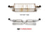 Fabspeed Center Muffler Bypass Porsche 991.2 Carrera w/o PSE (2017-2019)
