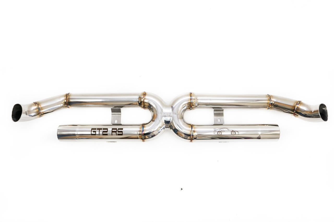 Fabspeed Center Muffler Bypass Porsche 991.2 GT2 RS (2018-2020)