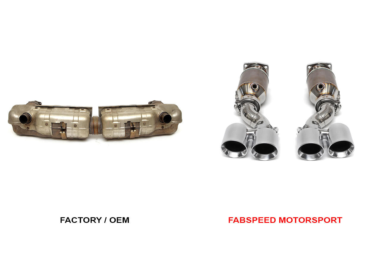 Fabspeed Muffler Bypass Porsche 997.1 Turbo (2006-2009)