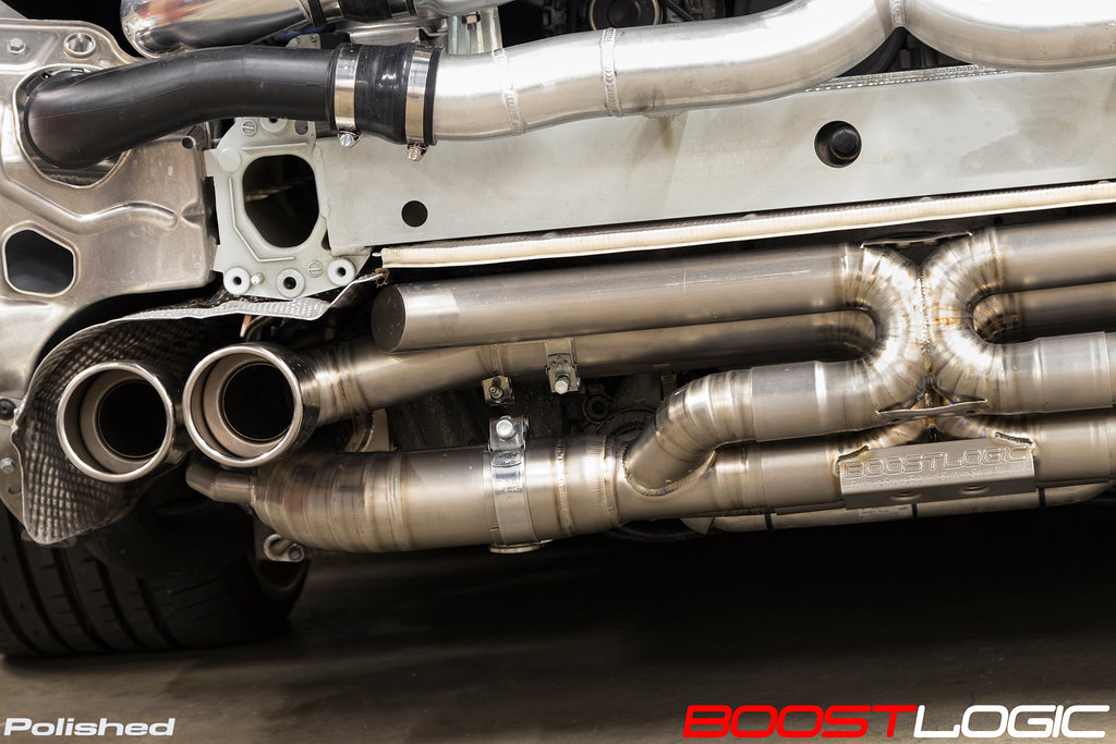 Boost Logic Porsche 991 Turbo Formula Series Titanium Exhaust