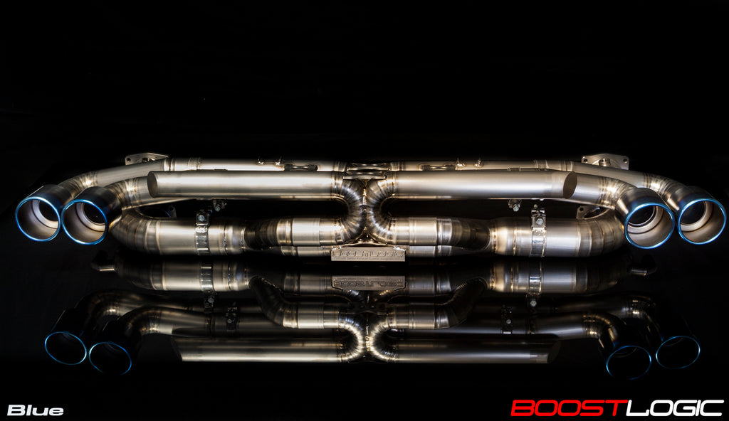 Boost Logic Porsche 991 Turbo Formula Series Titanium Exhaust
