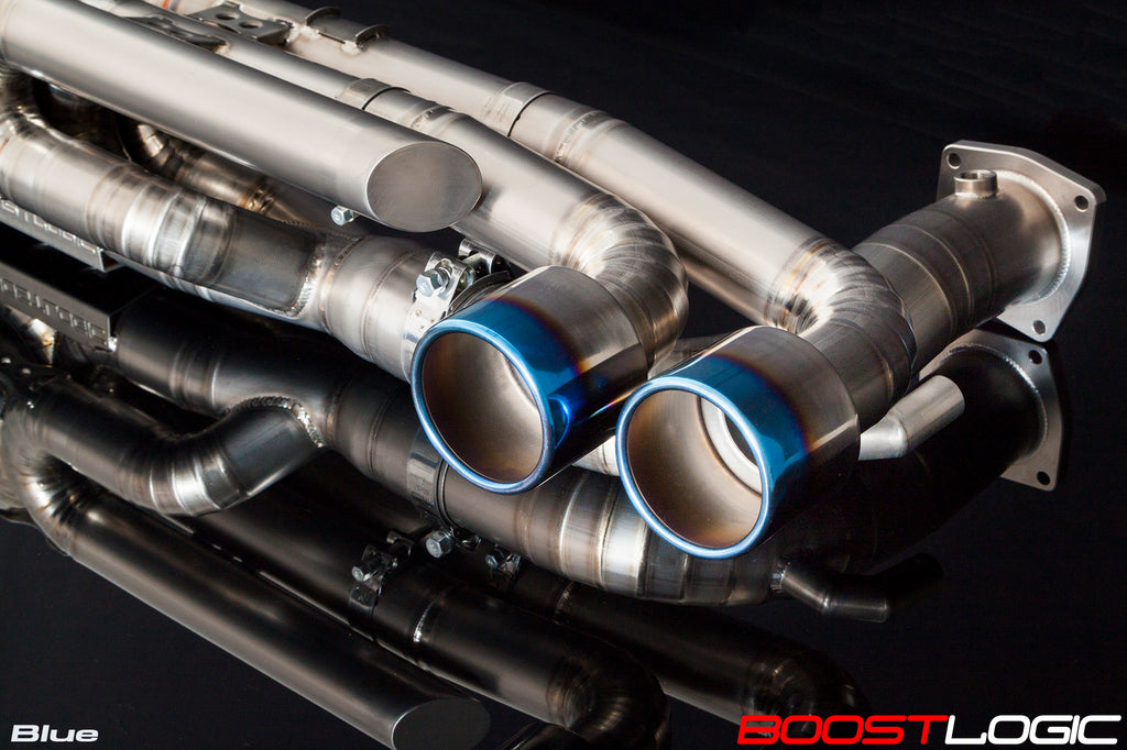 Boost Logic Porsche 991 Turbo Formula Series Titanium Exhaust