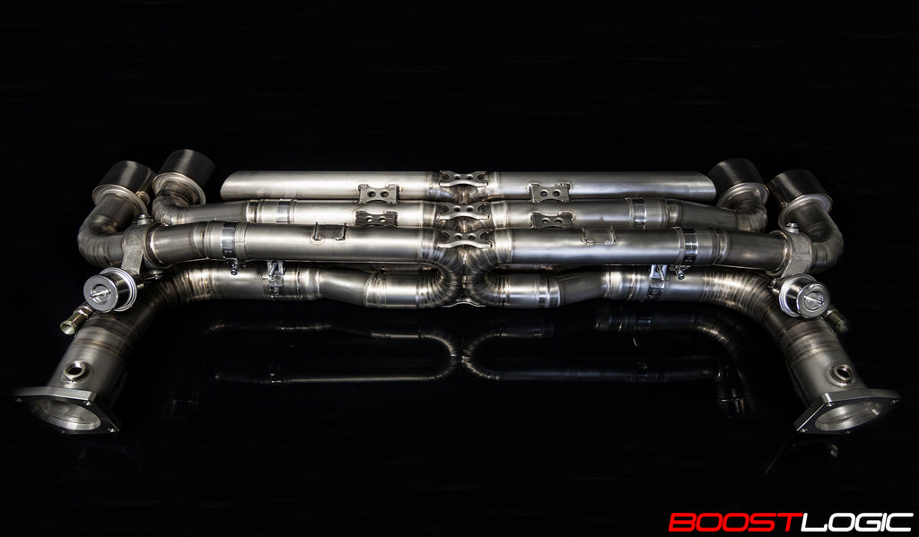 Boost Logic Porsche 991 Turbo Formula Series Titanium Exhaust