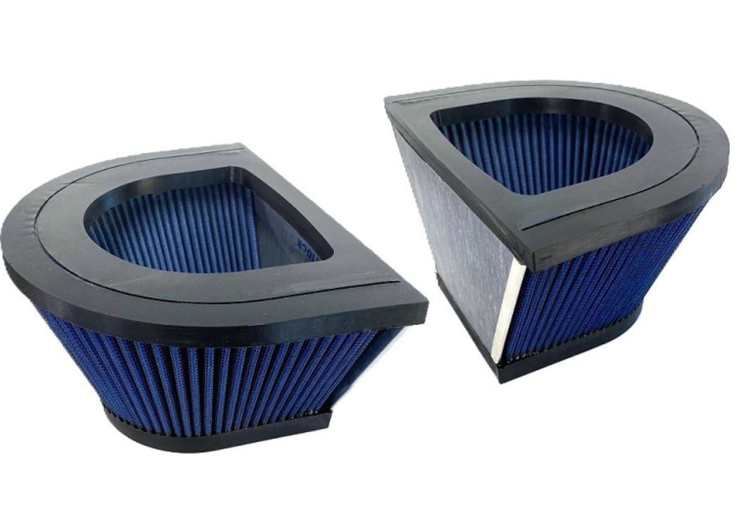 Attack Blue Dry NanoFiber Filters C8 Corvette Z06 (2023+)