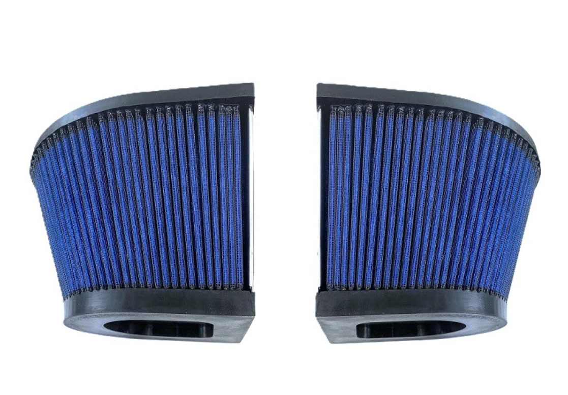 Attack Blue Dry NanoFiber Filters C8 Corvette Z06 (2023+)
