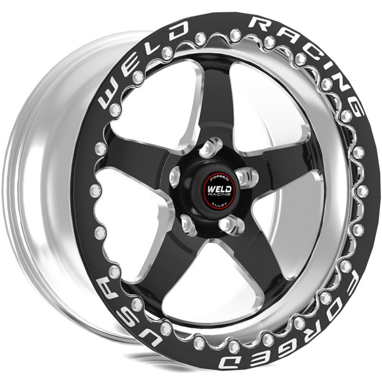 Weld 17x11 S71 Black Beadlock Wheel C6 / C7 Corvette Grand Sport / Z06 (2006-2019)