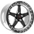 Weld 17x11 S71 Black Beadlock Wheel C6 / C7 Corvette Grand Sport / Z06 (2006-2019)