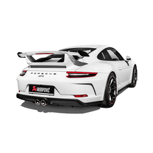Load image into Gallery viewer, Akrapovic Porsche 911 GT3 (991.2) Slip-On Race Line (Titanium) w/Header/Link Pipes/Tail Pipes