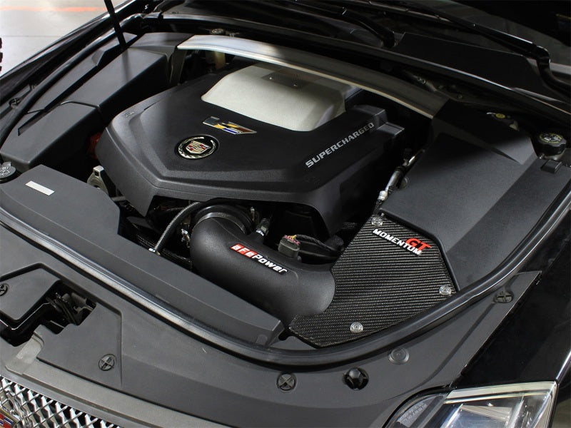 aFe 09-15 Cadillac CTS-V Momentum GT Intake System w/Carbon Fiber Trim