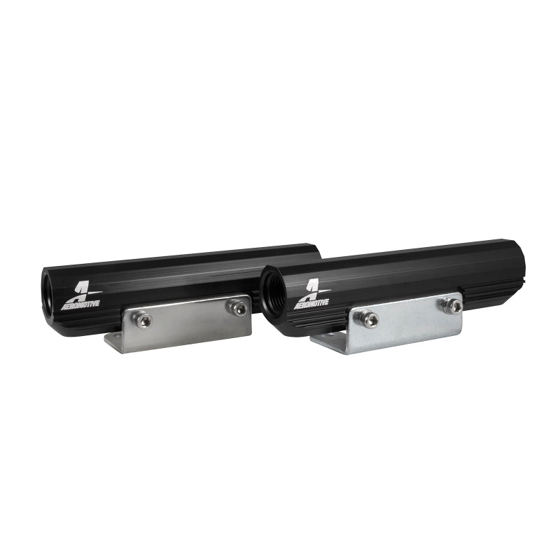 Aeromotive 02-14 WRX / 07-20 STI Top Feed Fuel Rails - Black