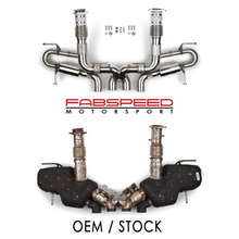 Load image into Gallery viewer, Fabspeed Corvette C8 Z06 Valvetronic Cat-Back Exhaust System