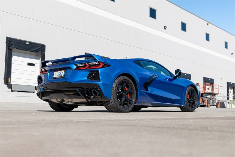 Corsa Corvette C8 3in Valved Cat-Back - Retains NPP & AFM